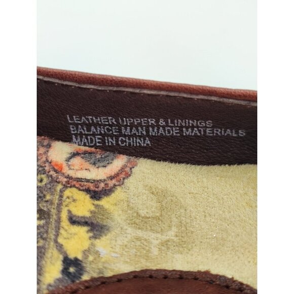 Born Women's Knot Adele Brown Leather Ballet Shoes Size 8 US - Picture 9 of 10